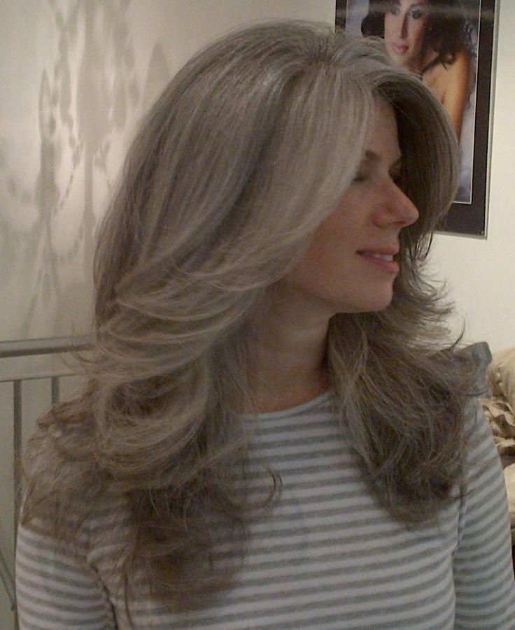 103 Best Beautiful Gray Hair Images On Pinterest | Silver Hair Inside Long Hairstyles Grey Hair (View 15 of 15)