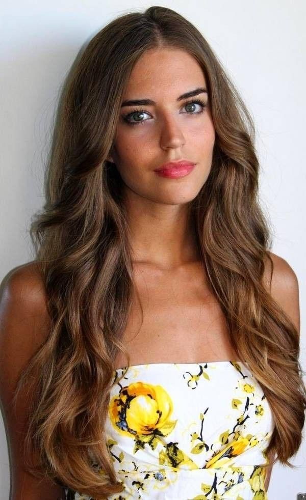 12 Best Brunettes Hairs Images On Pinterest | Hairstyles, Hair In Long Hairstyles Dark Brown (View 12 of 15)