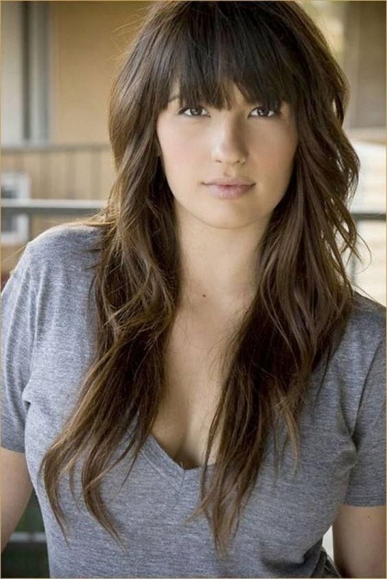 17 Best Long Hairstyles For Round Faces 2016 – 2017 | On Haircuts Throughout Long Hairstyles With Bangs For Round Faces (View 5 of 15)