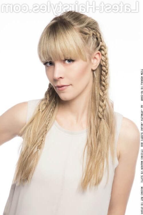 20 Hairstyles That'll Make You Want Long Hair With Bangs Within Long Hairstyles Updos With Fringe (View 1 of 15)