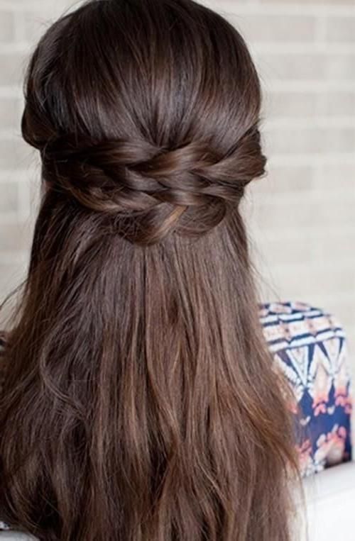220 Best Hairstyles Images On Pinterest | Hairstyles, Make Up And In Half Up Hairstyles For Long Straight Hair (View 5 of 15)