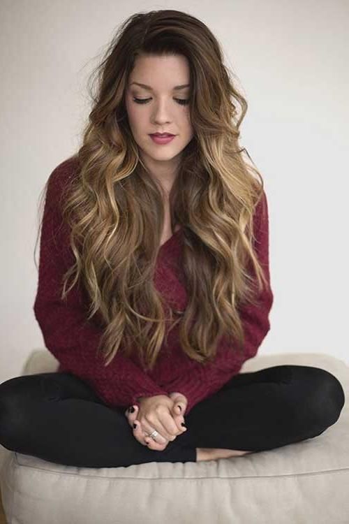 25 Wavy Hairstyles For Long Hair | Hairstyles & Haircuts 2016 – 2017 For Long Hairstyles Thick Wavy Hair (View 14 of 15)