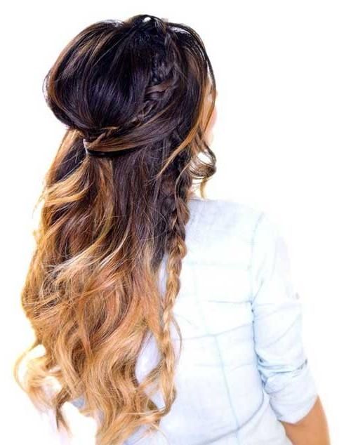 30 Best Half Up Curly Hairstyles | Hairstyles & Haircuts 2016 – 2017 In Long Hairstyles Half Up Curls (View 7 of 15)