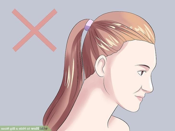4 Ways To Hide A Big Nose – Wikihow Within Long Nose Hairstyles (View 12 of 15)