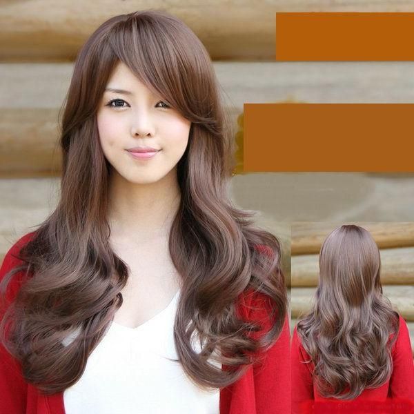 15 best collection of long wavy hairstyles korean