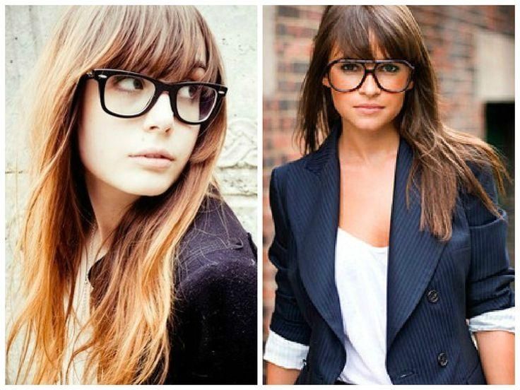 Best 10+ Bangs And Glasses Ideas On Pinterest | Specs Frame For Pertaining To Long Hairstyles With Glasses (View 4 of 15)