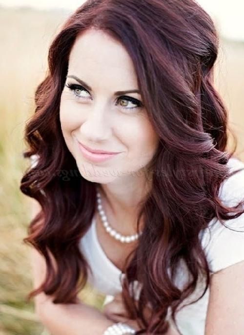Best 10+ Bridal Hairstyles Down Ideas On Pinterest | Bridesmaid Regarding Long Hairstyles Down For Wedding (View 5 of 15)