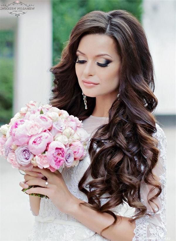 Best 20+ Curly Wedding Hairstyles Ideas On Pinterest | Homecoming With Long Hairstyles Curls Wedding (View 2 of 15)