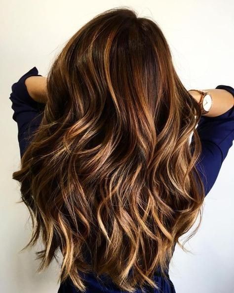 Best 20+ Hair Highlights Ideas On Pinterest | Baylage Brunette Pertaining To Long Hairstyles Highlights (View 4 of 15)