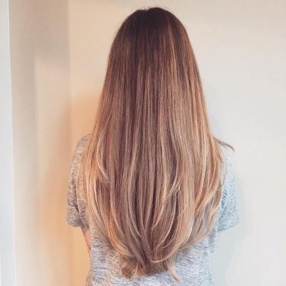 Best 20+ Straight Layered Hair Ideas On Pinterest | Long Straight Inside Long Hairstyles Layered Straight (View 9 of 15)