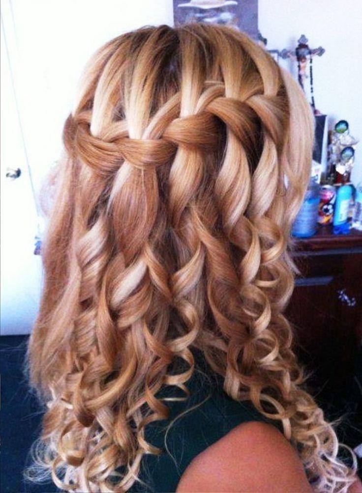 Best 25+ Curly Braided Hairstyles Ideas On Pinterest | Prom Hair For Long Curly Braided Hairstyles (View 4 of 15)