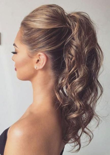 Best 25+ Evening Hairstyles Ideas Only On Pinterest | Fancy Buns With Long Hairstyles Evening (View 1 of 15)
