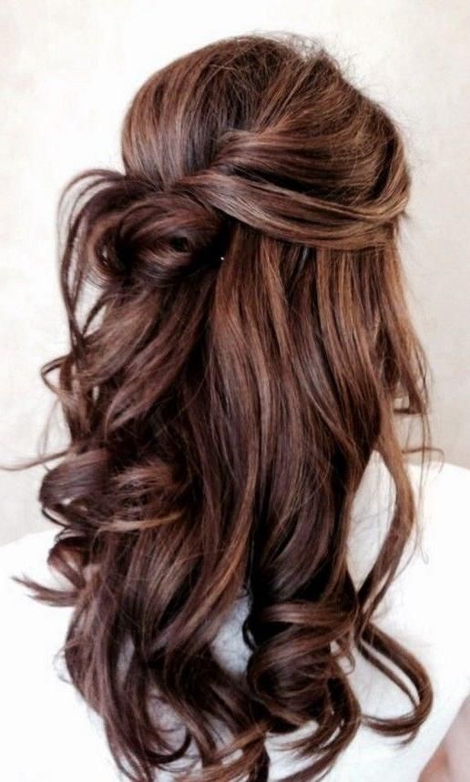 Best 25+ Half Up Hairstyles Ideas Only On Pinterest | Bridesmaids Inside Half Up Hairstyles For Long Straight Hair (View 9 of 15)
