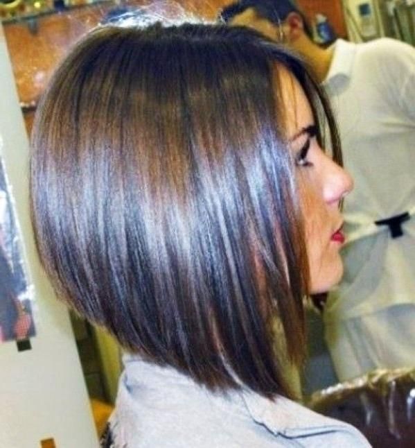 Best 25+ Long Angled Bob Hairstyles Ideas On Pinterest | Graduated Intended For Long Inverted Bob Back View Hairstyles (View 15 of 15)
