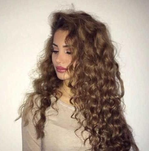 Best 25+ Long Curly Hairstyles Ideas On Pinterest | Natural Curly Intended For Long Hairstyles Curls (View 6 of 15)