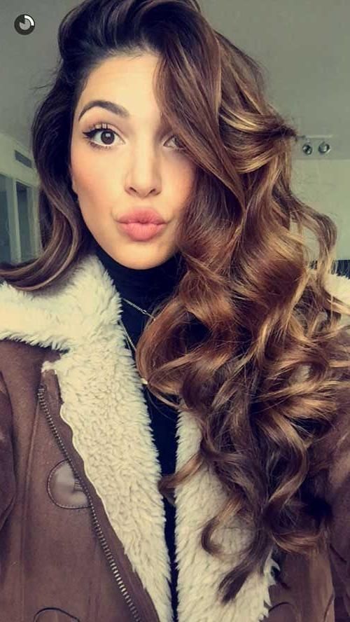 Best 25+ Long Curly Hairstyles Ideas On Pinterest | Natural Curly With Curled Long Hair Styles (View 1 of 15)
