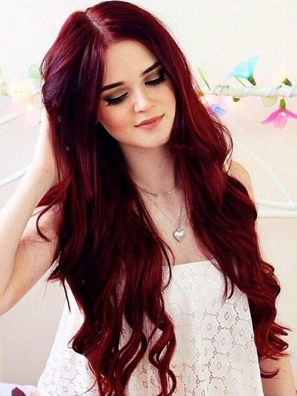 Best 25+ Long Red Hair Ideas On Pinterest | Beautiful Red Hair With Long Hairstyles Red Hair (View 2 of 15)