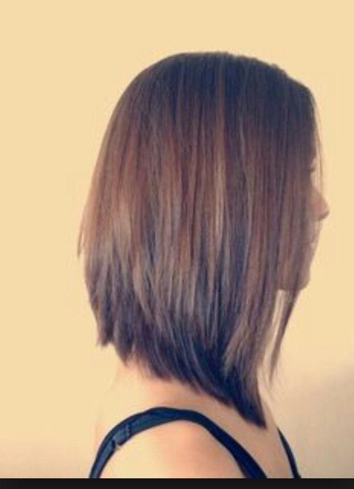 Best 25+ Stacked Bob Long Ideas On Pinterest | Longer Stacked Bob Throughout Hairstyles Long In Front Short In Back (View 5 of 15)
