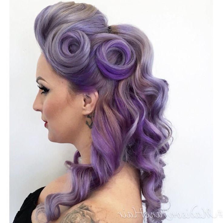 Best 25+ Vintage Hairstyles Ideas On Pinterest | Vintage Hair Inside Vintage Updos For Long Hair (View 4 of 15)