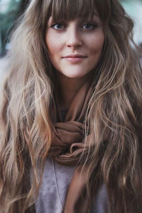 Fancy Long Hairstyles With Bangs 2014 | Hairstyles 2017, Hair With Regard To Long Hairstyles Naturally Wavy Hair (View 11 of 15)