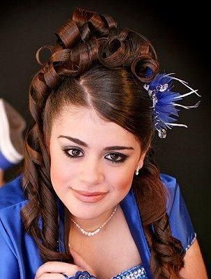 Hairstyles For A Quinceanera For Long Curly Quinceanera Hairstyles (View 8 of 15)
