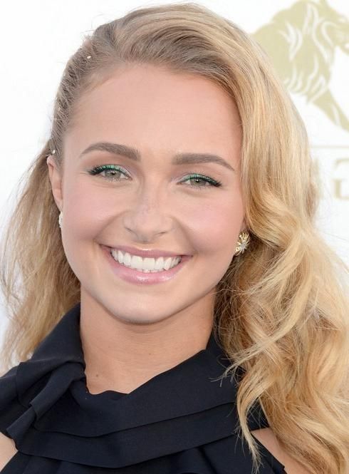 Hayden Panettiere Long Hairstyle: Deep Side Part – Pretty Designs Intended For Long Hairstyles Deep Side Part (View 6 of 15)