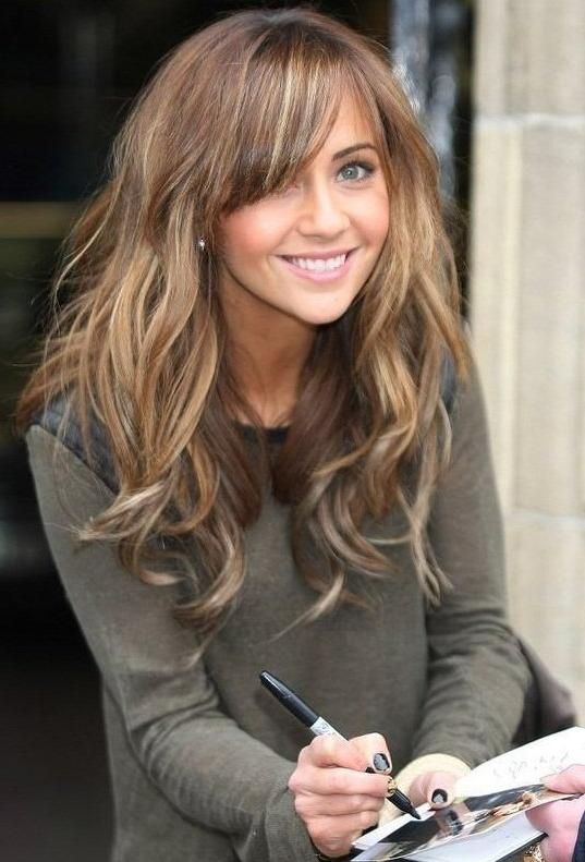 Layered Hairstyles For Long Hair With Side Fringe Inside Long Hairstyles Side Fringe (View 13 of 15)