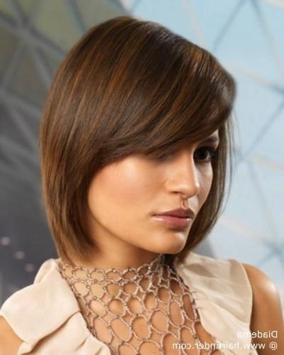 Medium Long Hair Cut With An S Curve That Flows To Mid Neck Length With Neck Long Hairstyles (View 12 of 15)