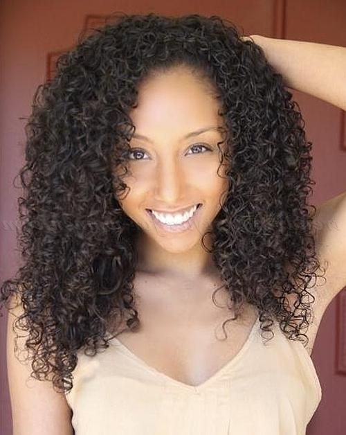 Natural Curly Hairstyles – All Down Hairstyle For Natural Curly With Regard To Long Hairstyles Naturally Curly Hair (View 7 of 15)