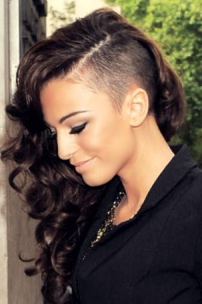 Top 25+ Best Long Hair Shaved Sides Ideas On Pinterest | Shaved Throughout Hairstyles For Long Hair Shaved Side (View 15 of 15)