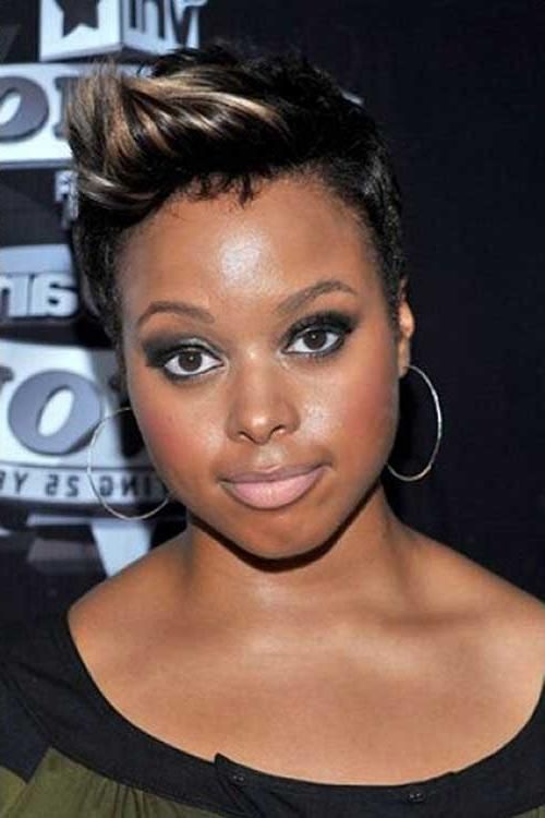 10 Short Hairstyles For Black Women With Round Faces | Short With Regard To Short Haircuts For Black Women With Round Faces (View 3 of 15)
