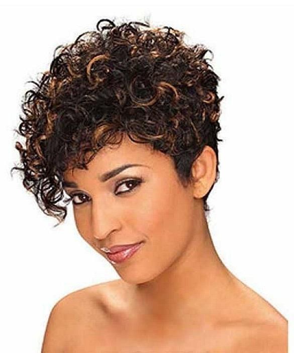 50 Boldest Short Curly Hairstyles For Black Women [2017] Regarding Women Short Hairstyles For Curly Hair (View 14 of 15)