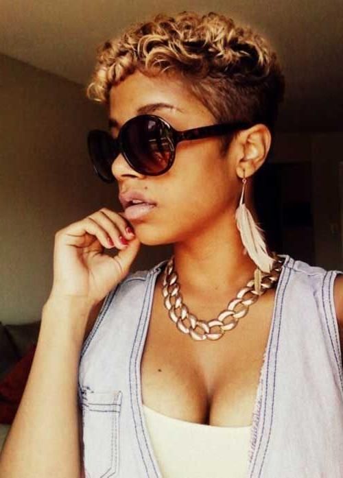 52 Best Short Hairstyles For Black Women Images On Pinterest Regarding Short Haircuts For Black Teenage Girls (View 12 of 15)