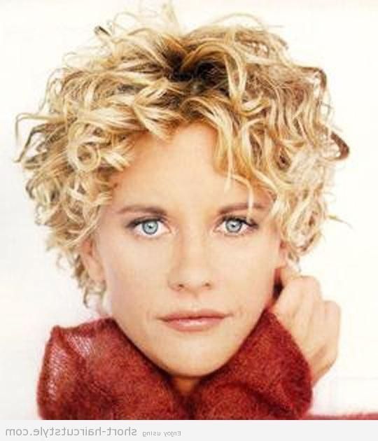 9 Best Curly Hair Meg Images On Pinterest | Hairstyle, Meg Ryan Inside Trendy Short Curly Haircuts (View 9 of 15)