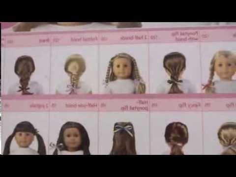 American Girl Doll Hair Salon Styles – Youtube Inside Cute American Girl Doll Hairstyles For Short Hair (Gallery 9 of 292)