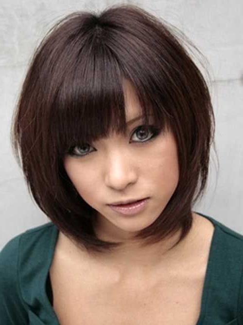 Best 10+ Layered Bob Bangs Ideas On Pinterest | Layered Bob 2016 Intended For Short To Medium Hairstyles With Bangs (View 14 of 15)