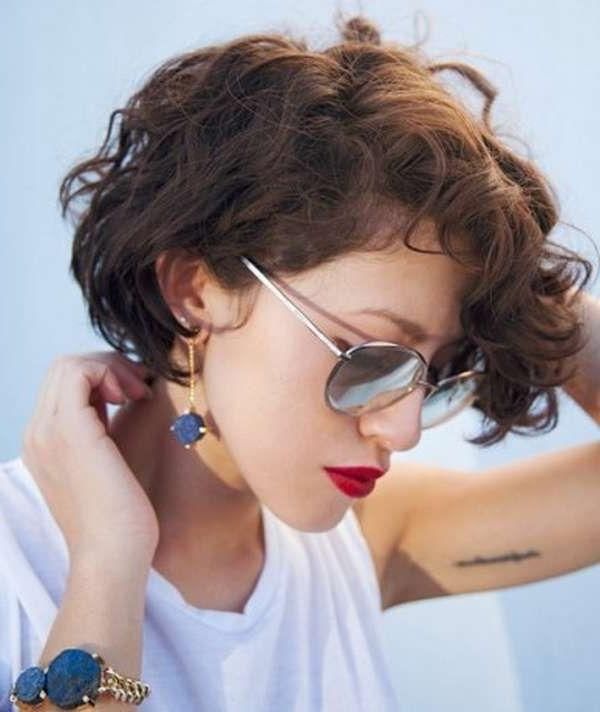 Best 25+ Curly Pixie Cuts Ideas Only On Pinterest | Curly Pixie Regarding Edgy Short Curly Haircuts (View 12 of 15)