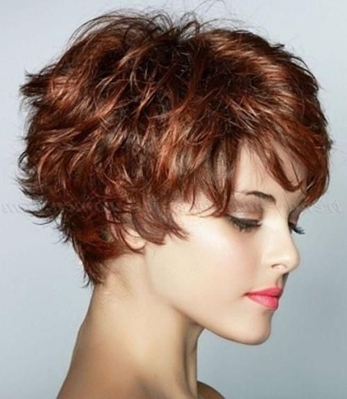 Best 25+ Short Wavy Hairstyles Ideas Only On Pinterest | Wavy Bob Inside Women Short Hairstyles For Curly Hair (View 8 of 15)