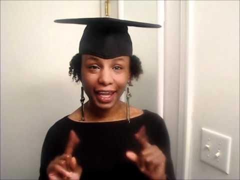 Santasha's Styles: Graduation Cap Hairstyle – Youtube Intended For Short Hair Graduation Cap (View 4 of 15)