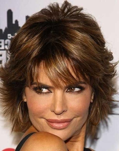 Short Hairstyles: Beauty Samples Short Layered Hairstyles For Fine For Short Layered Hairstyles For Fine Hair Over  (View 6 of 15)