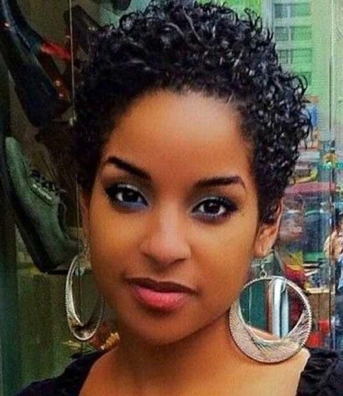Short Hairstyles For Black Women With Round Faces | Short Pertaining To Short Haircuts For Black Women With Round Faces (View 1 of 15)
