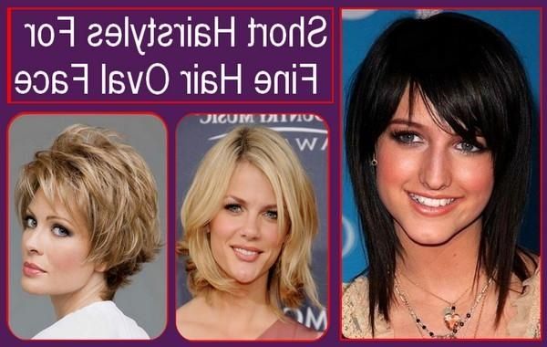 Short Hairstyles For Fine Hair Oval Face 600x380 With Regard To Short Hairstyles For Fine Hair And Oval Face (View 13 of 15)