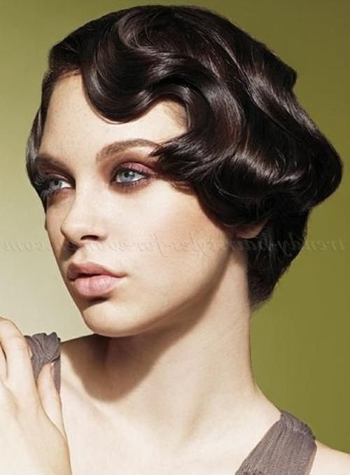 Short Wavy Hairstyles – Vintage Hairstyle For Short Hair | Trendy Pertaining To Vintage Hairstyle For Short Hair (View 8 of 15)