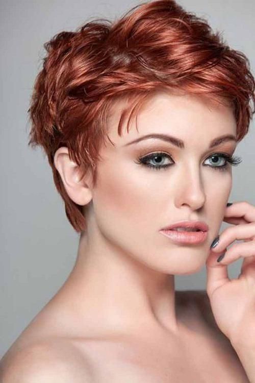 Womens Short Hairstyles For Thick Wavy Hair Within Short Hairstyles For Thick Wavy Hair  (View 4 of 15)
