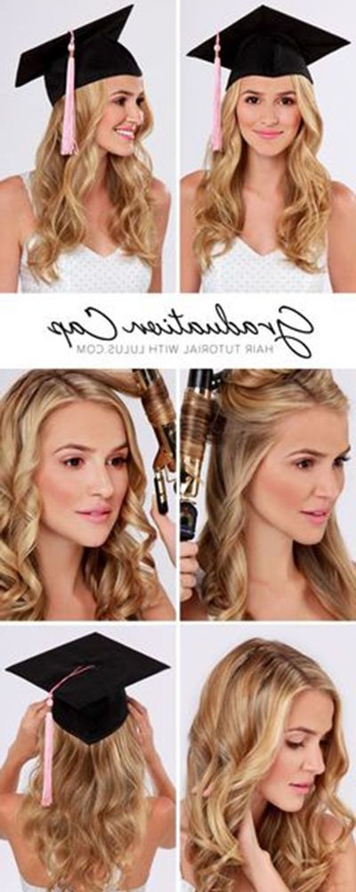 15 Graduation Hairstyles To Wear Under Your Cap | Gurl With Long Hairstyles For Graduation (View 5 of 15)
