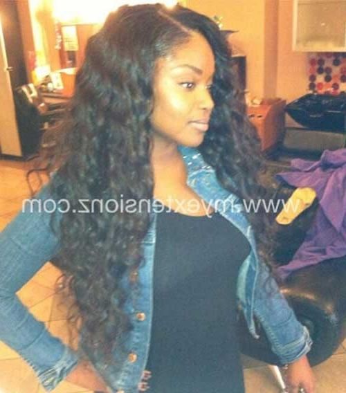 20+ Curly Weave Hairstyles | Long Hairstyles 2016 – 2017 With Wavy Long Weave Hairstyles (View 10 of 15)