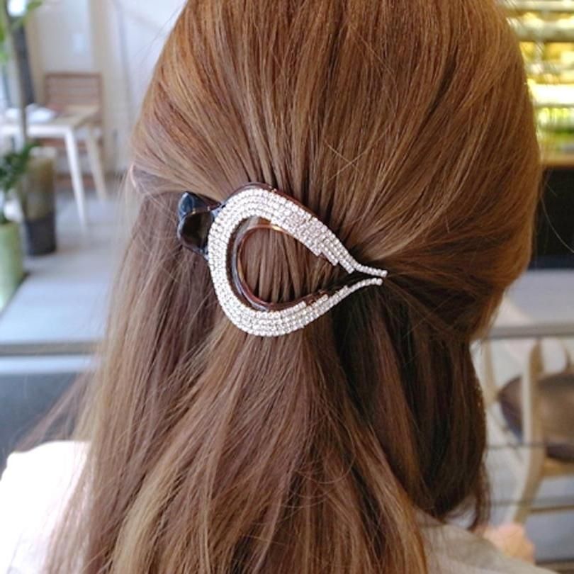 2017 Popular Hair Clips For Thick Long Hair Intended For Hair Clips For Thick Long Hairstyles (View 10 of 15)