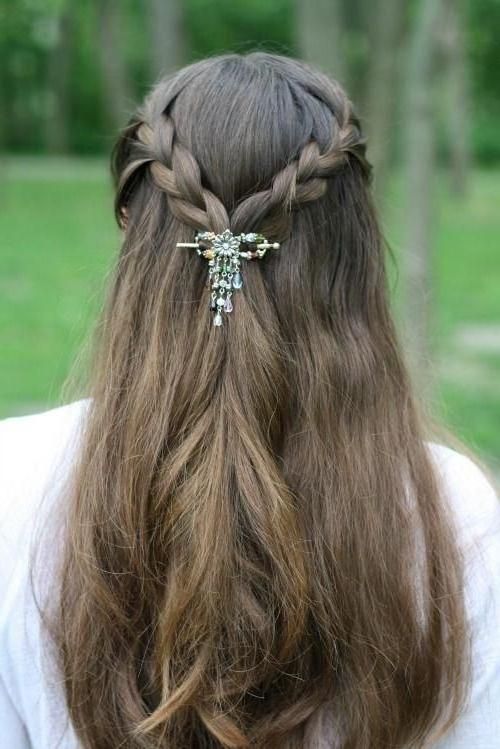 2017 Popular Hair Clips For Thick Long Hair Within Hair Clips For Thick Long Hairstyles (View 9 of 15)