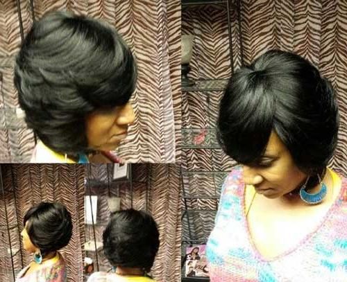 2018 Short Weave Bob Hairstyles In Layered Weave Bob Hairstyles (View 15 of 15)