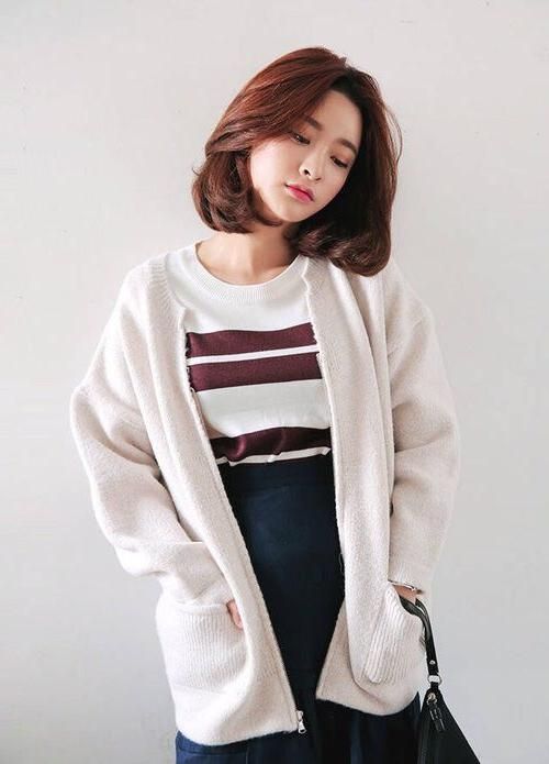 25+ Best Ulzzang Short Hair Ideas On Pinterest | Korean Short Hair Throughout Cute Short White Hairstyles For Korean Girls (View 8 of 15)